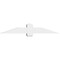 Ekena Millwork Eugene Architectural Grade PVC Gable Bracket, 60"W x 10"H x 6"D x 6"F, 4/12 Pitch GBP060X10X0606EUG00 - alternate 3